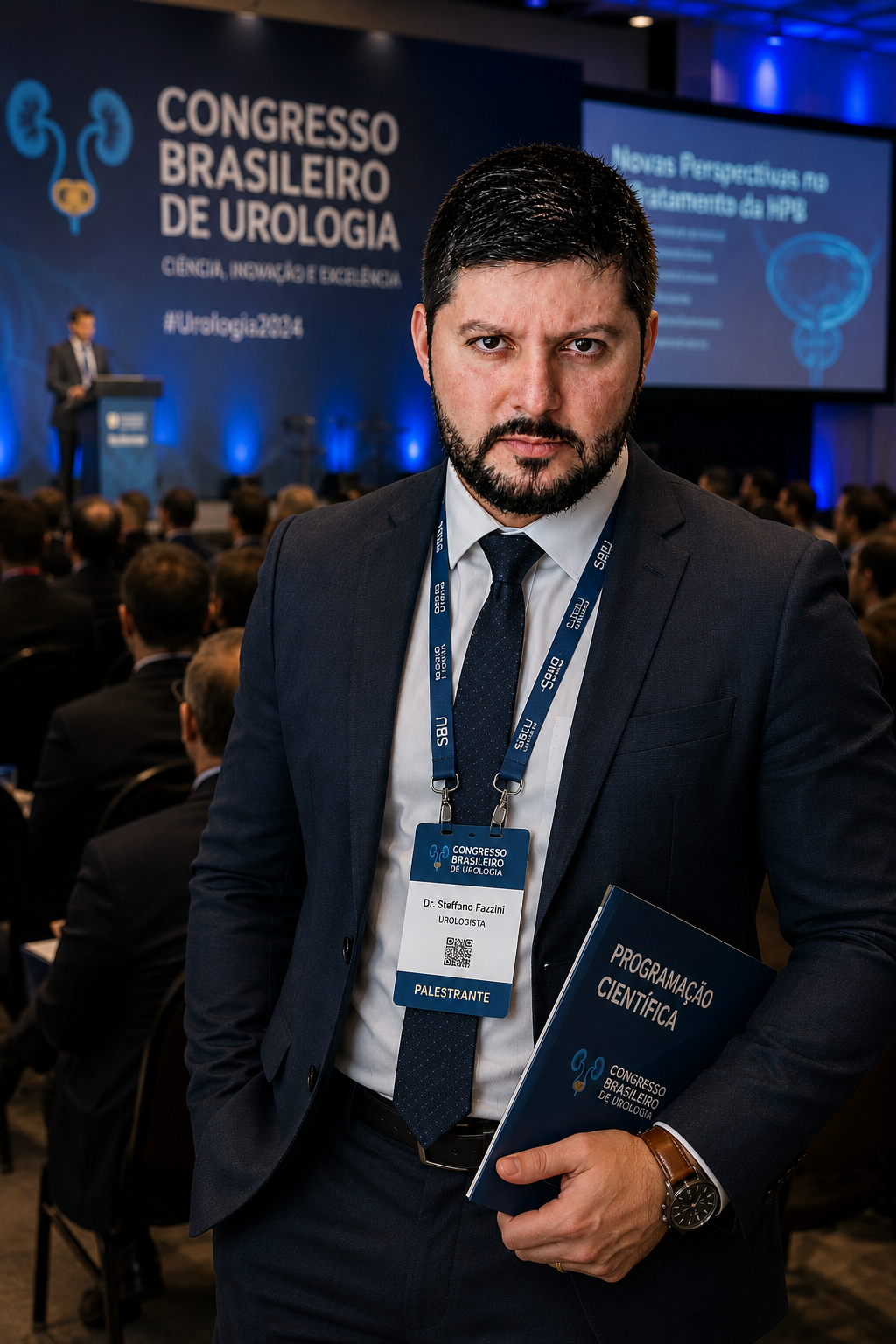 Dr. Stefano Fazzini no Congresso Brasileiro de Urologia